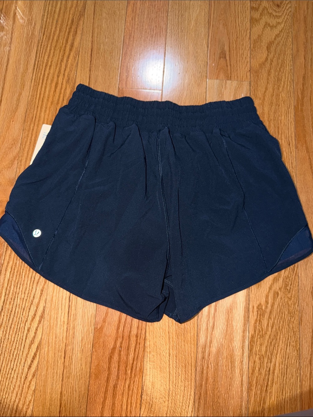 lululemon Hotty Hot HR Short 4” Lined Women's True Navy Athletic Shorts - Picture 5 of 5